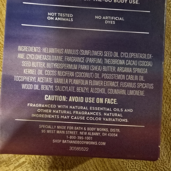 Bath & Body Works Aromatherapy Restful Moon body oil roll on - Picture 5 of 5